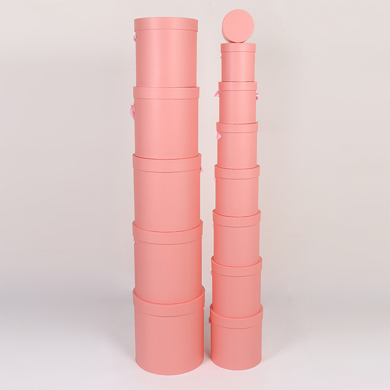 1301 Round Floral Hat Gift Box with Rose Ribbon 1301 Round Floral Hat Gift Box with Rose Ribbon