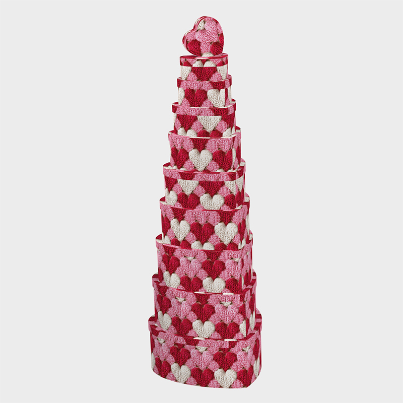 1001 Decorative Cardboard Valentine's Day Heart-Shaped Candy Box 1001 Decorative Cardboard Valentine's Day Heart-Shaped Candy Box