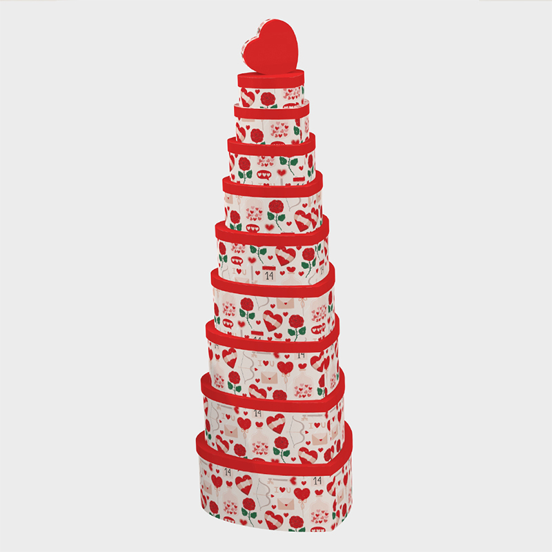 1001 Decorative Cardboard Valentine's Day Heart-Shaped Candy Box 1001 Decorative Cardboard Valentine's Day Heart-Shaped Candy Box