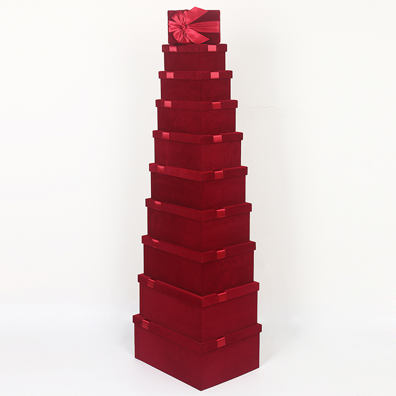 666 Top-opening Spunlace Bottom Plush Gift Box Packaging 666 Top-opening Spunlace Bottom Plush Gift Box Packaging