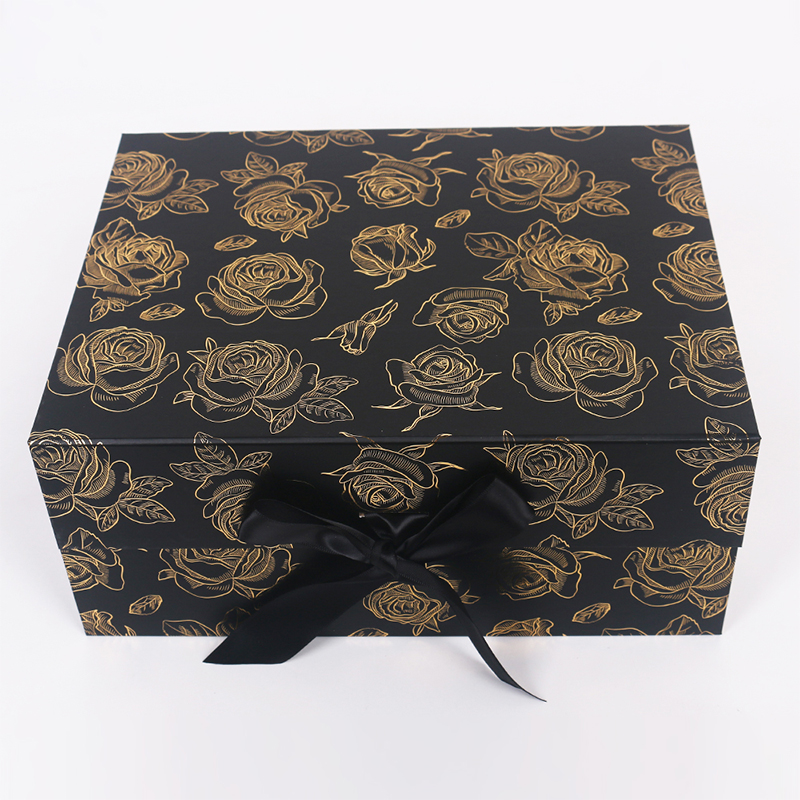 Z228 Customizable Logo Silver Foil UV Coating Embossed Folding Gift Box Z228 Customizable Logo Silver Foil UV Coating Embossed Folding Gift Box